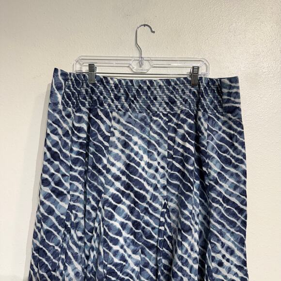 Chico's Blue Tie Dye Maxi Skirt Sz 3/XL - Picture 9 of 14